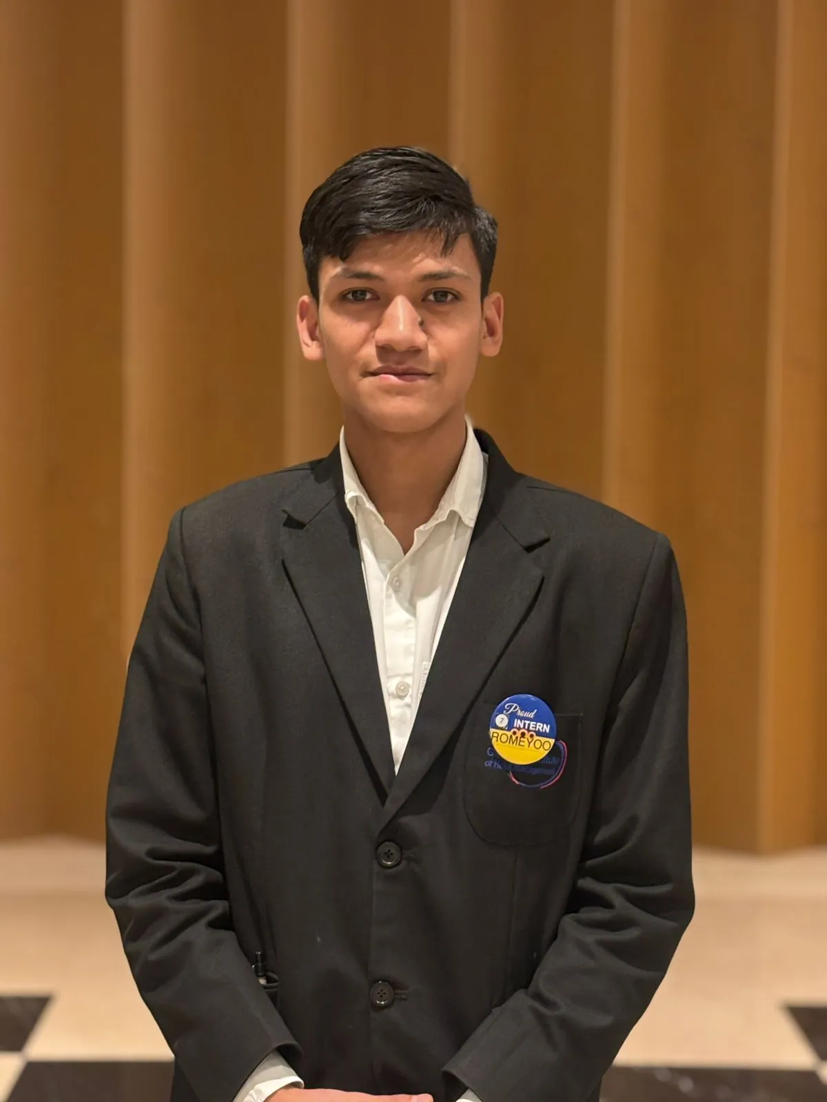 Romeyoo Shylla GIHM student placement at Balaji Sarovar Solapur hotel